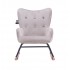 Child rocking chair in velvet, 63x49xH68 cm - SIMBA