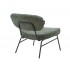 Chair in mottled fabric with black legs, 66x65xH68 cm - TARA