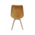 Velvet chair, beech wood legs, 58x49,5xH82 CM- ALBA