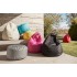 XXL pear-shaped fabric pouf, indoor/outdoor use, 75 x 75 x H120 cm