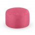 Cylindrical footrest in fabric, D40xH39 cm Color Pink