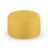 Cylindrical footrest in fabric, D40xH39 cm Color Yellow