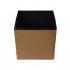 Velvet folding footstool storage box