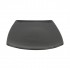 Square black ceramic dessert plate, 18x18CM - ALCEA