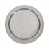 Ceramic dinner plate with blue pattern, D25CM - MALDI