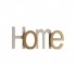 Decoratieve houten inscriptie HOME, 36.5xH15.5xEP3.5cm Kleur  Gouden