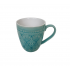 Ceramic mug with mosaic patterns, 350ml - AGATHINE Color bleu turquoise 