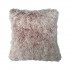 Mottled long-haired cushion, 43x43Cm - SHAGGY Color Pink