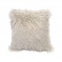 Plain long hair cushion, 45x45CM - SHAGGY Color Beige