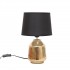 Tafellamp met zwarte kap, 20x20xH30CM - AVERY Kleur  Gouden