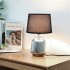 Table lamp with black shade, 20x20xH30CM - AVERY