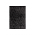 Tapis shaggy doux, 160x230 cm-Verso Couleur Noir