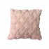 Plush cushion with cutting X design, 43x43cm, 400g Color Pink