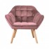 Gestoffeerde fauteuil - Oslo Kleur Roze