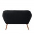 Oslo 2 seater bench sofa in suede