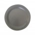 Ceramic dessert plate, grey anthracite, D20 cm - WEST