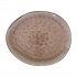 Oval ceramic plate, D27 cm - MAIA Color Brown