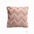 Plush cushion with cutting W design, 43x43cm, 400g Color Pink