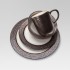Mug en céramique avec revêtement effet bronze, 35CL - ZIA
