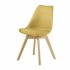Scandinavian style chair and solid beech wood