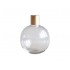 Vase en verre, 17,5x17,5xH22 cm - MELY Couleur Transparent