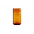 Glazen vaas, 15.5x15.5xH30 cm - JAZ Kleur Amber