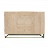 Wooden sideboard with 2 doors, 3 drawers, 126x36xH85CM - ASKIM