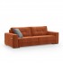 Angelo 3 seater sofa 90x98x220 cm Color Rouille