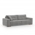 Angelo 3 seater sofa 90x98x220 cm Color Grey