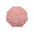 PVC OCTA SILVER TABLE SET D38cm Color Pink