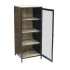 SAMRA Wood/black wood shelf, 4 levels, 50x48xH120CM