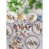 Service de table en porcelaine 24 pièces - Ambiance Florale