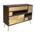 Wooden sideboard with matching doors and drawers, 120x35xH85CM - AJMAN