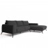 5-seater fabric corner sofa 297X186xH90cm - HELENA
