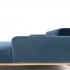 Canapé d'angle 4-5 places en velours 288x179cm -ATLANTA