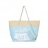 Bag with pocket, 57x36x19cm - HELLO SUMMER Color Blue