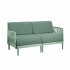 Garden sofa 2-3PLS with cushions, 156x70xH77CM - SHARLY Color Green