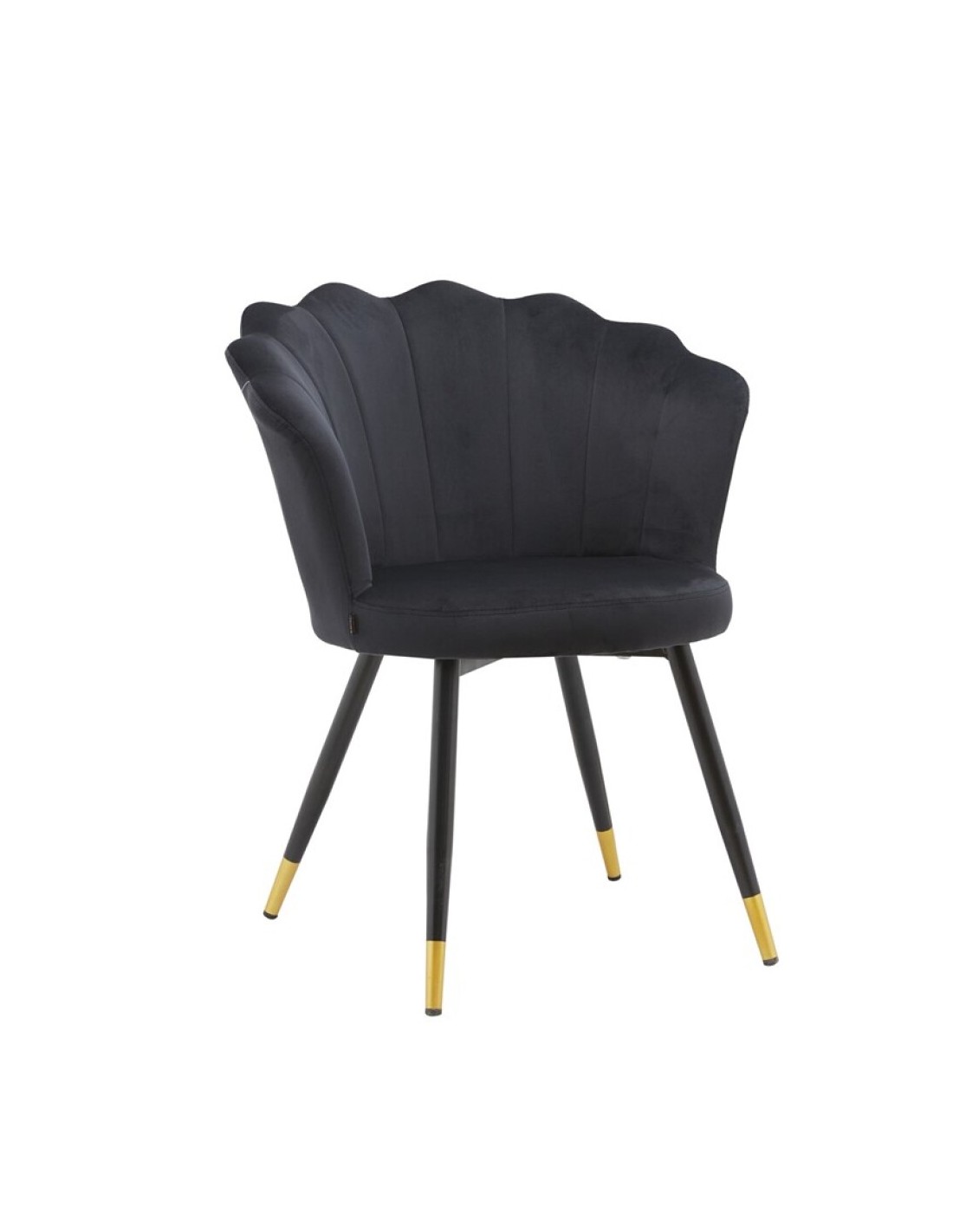 black velvet armchair with gold legs