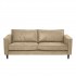 Sofa 3 seats in camel leather Color Taupe