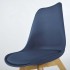 Scandinavian style chair and solid beech wood