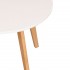 Table ronde enfant en bois, pieds naturels, D60xH51 cm