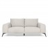 Sofa 3 seats Fabric 93x195xH90cm - HELENA Color Beige