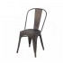 Lix industriële stoel geïnspireerd op Tolix loft Kleur Grijs