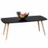 ROSA Zwarte houten salontafel