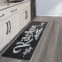Non-slip kitchen carpet 60x200cm Color Black