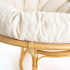Loveuse Wicker Armchair + Cotton Cushion-Barbades