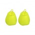 Set of 2 XXL pear-shaped fabric pouf, indoor/outdoor use, 75 x 75 x H120 cm Color Green