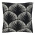 CLIF cotton cushion cover 45x45 cm Color Black