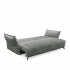 Convertible sofa with chest, 258x108xH96 cm - NELSON