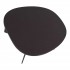 Ronde salontafel in zwart metaal, 74.5x70xH29 cm - RUBIN